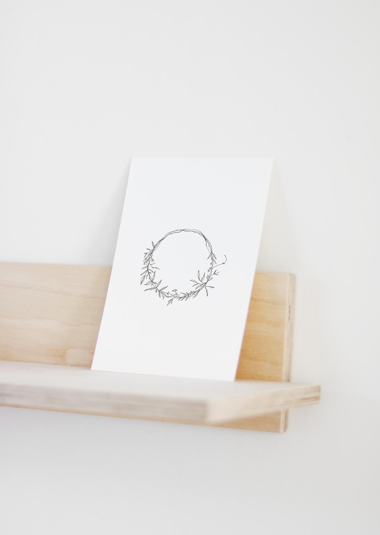 Postkaart 'Krans'