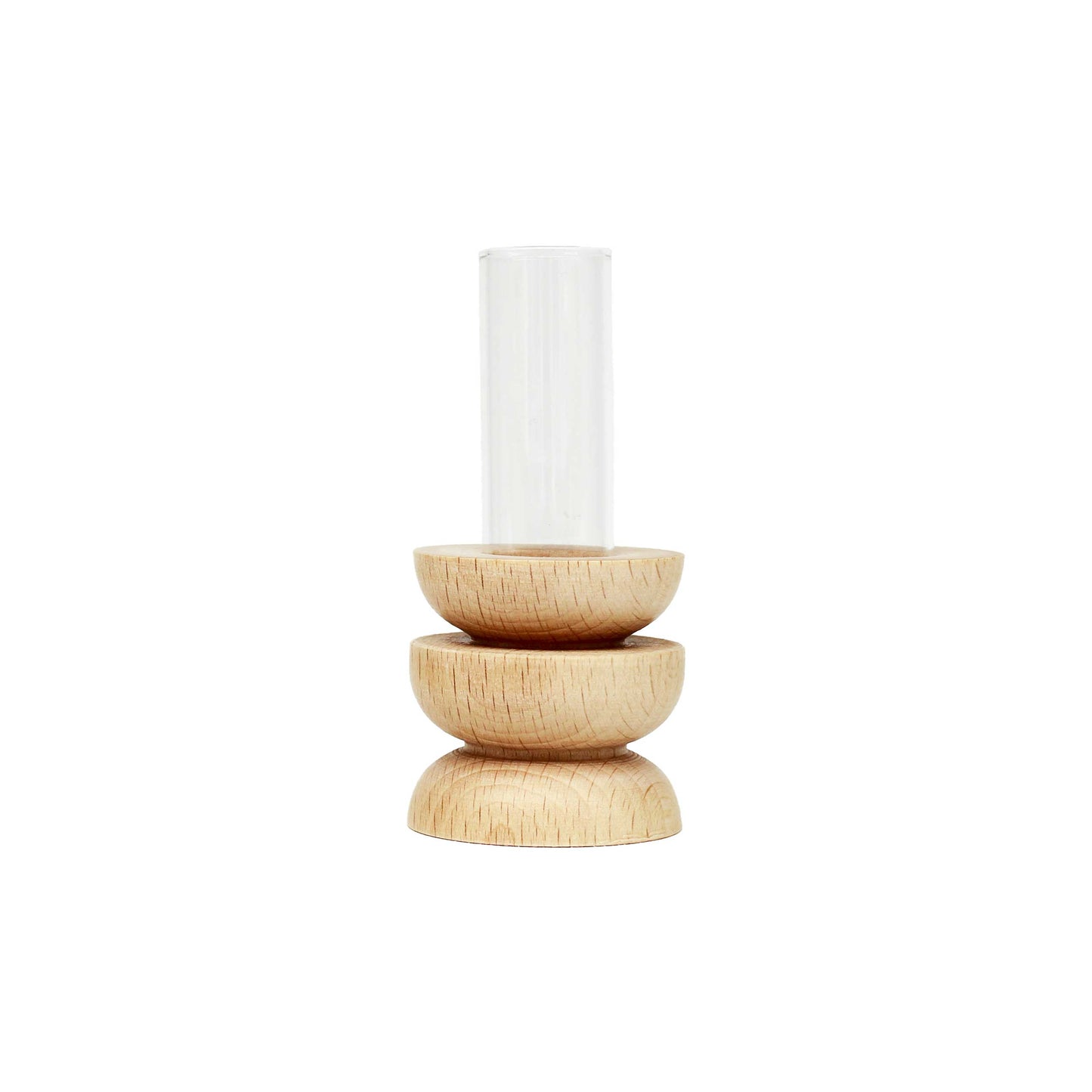 Vaasje hout totem kort nr° 4
