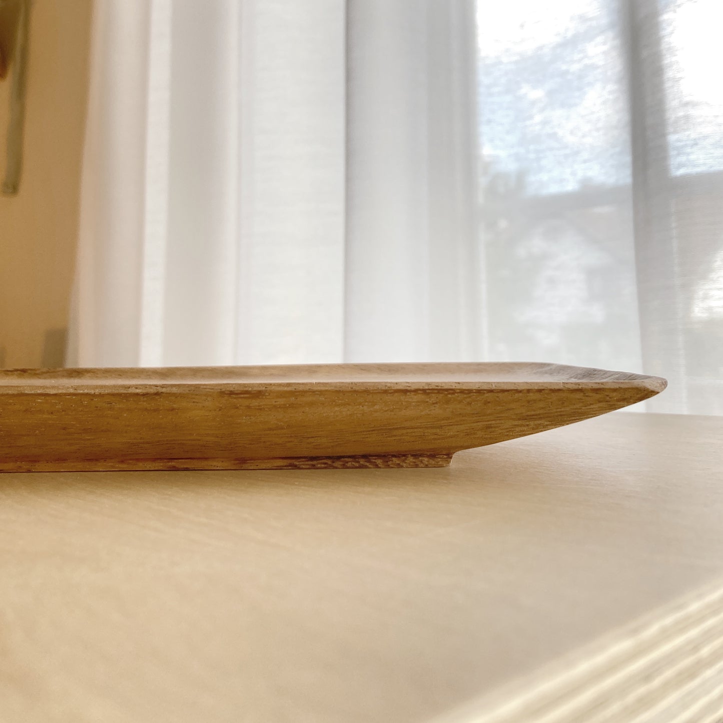 Japans bord - 25 x 13 x 2,5 cm - acacia