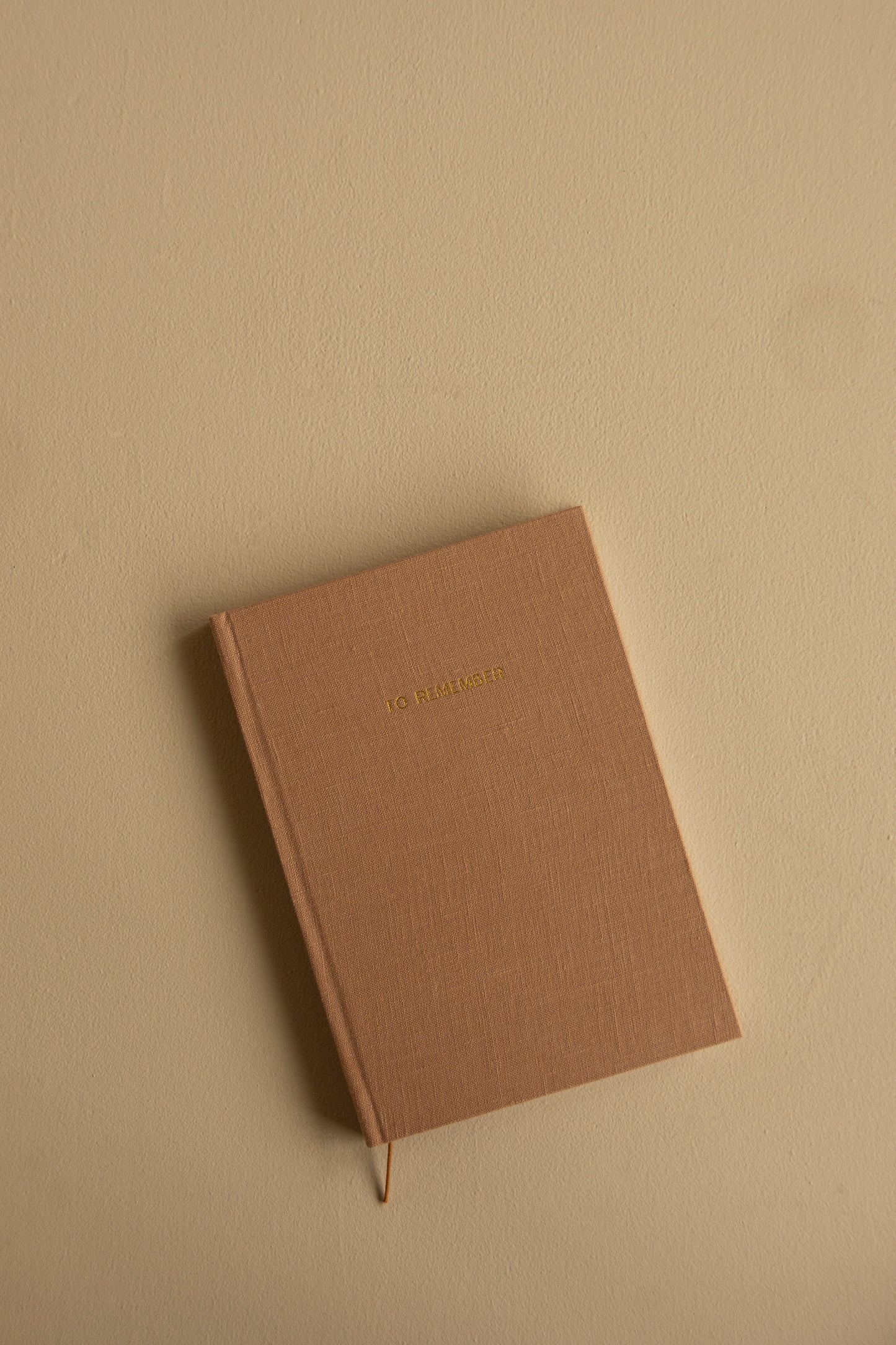 Notebook - linnen - cashew