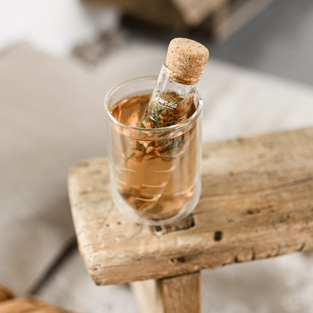 Glazen infuser voor thee