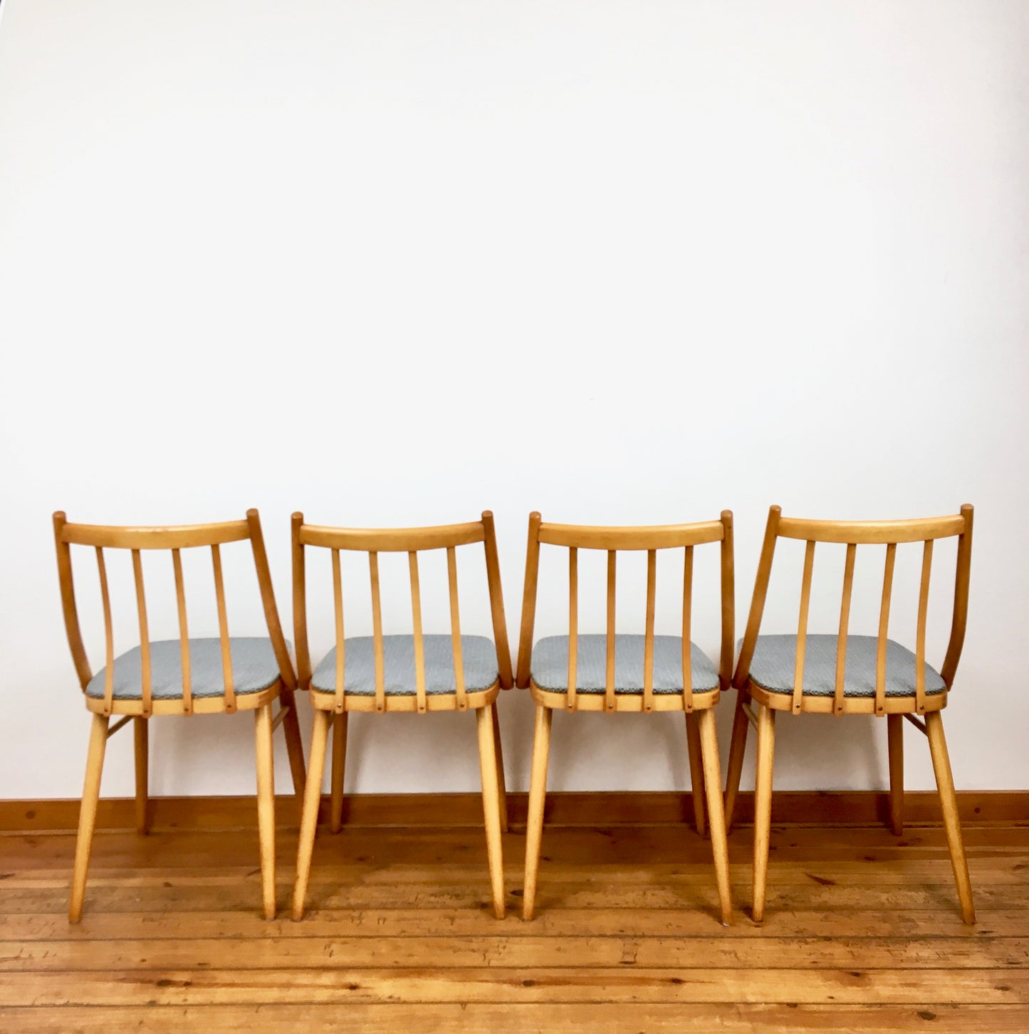 'TON' dining chairs - set of 4 - 1960's