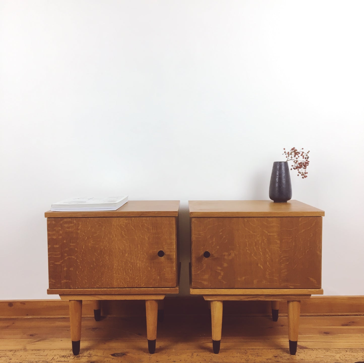 Set mid century nachtkastjes