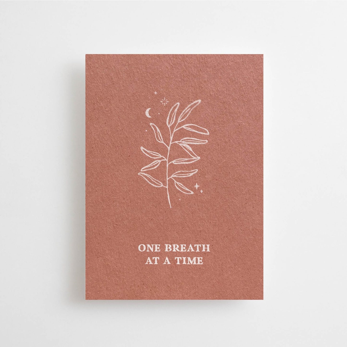 Minikaart 'One breath at a time'