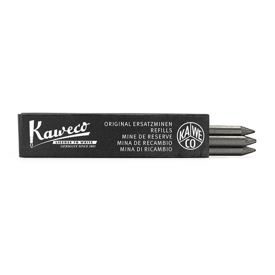 Kaweco vulpotlood zwart / doos, 5B, zacht - 5,6 mm