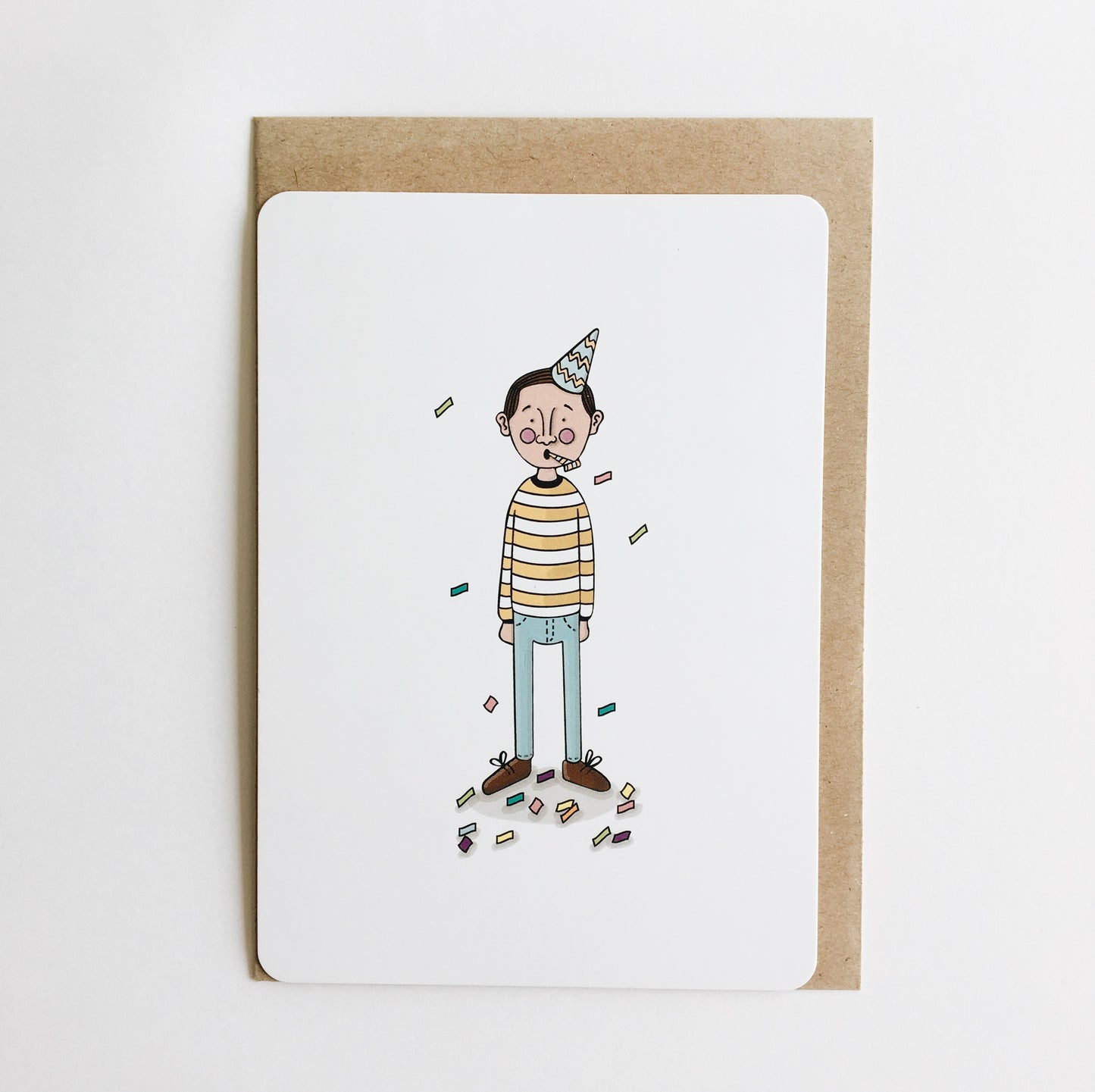 Postkaart 'Birthday card - man'