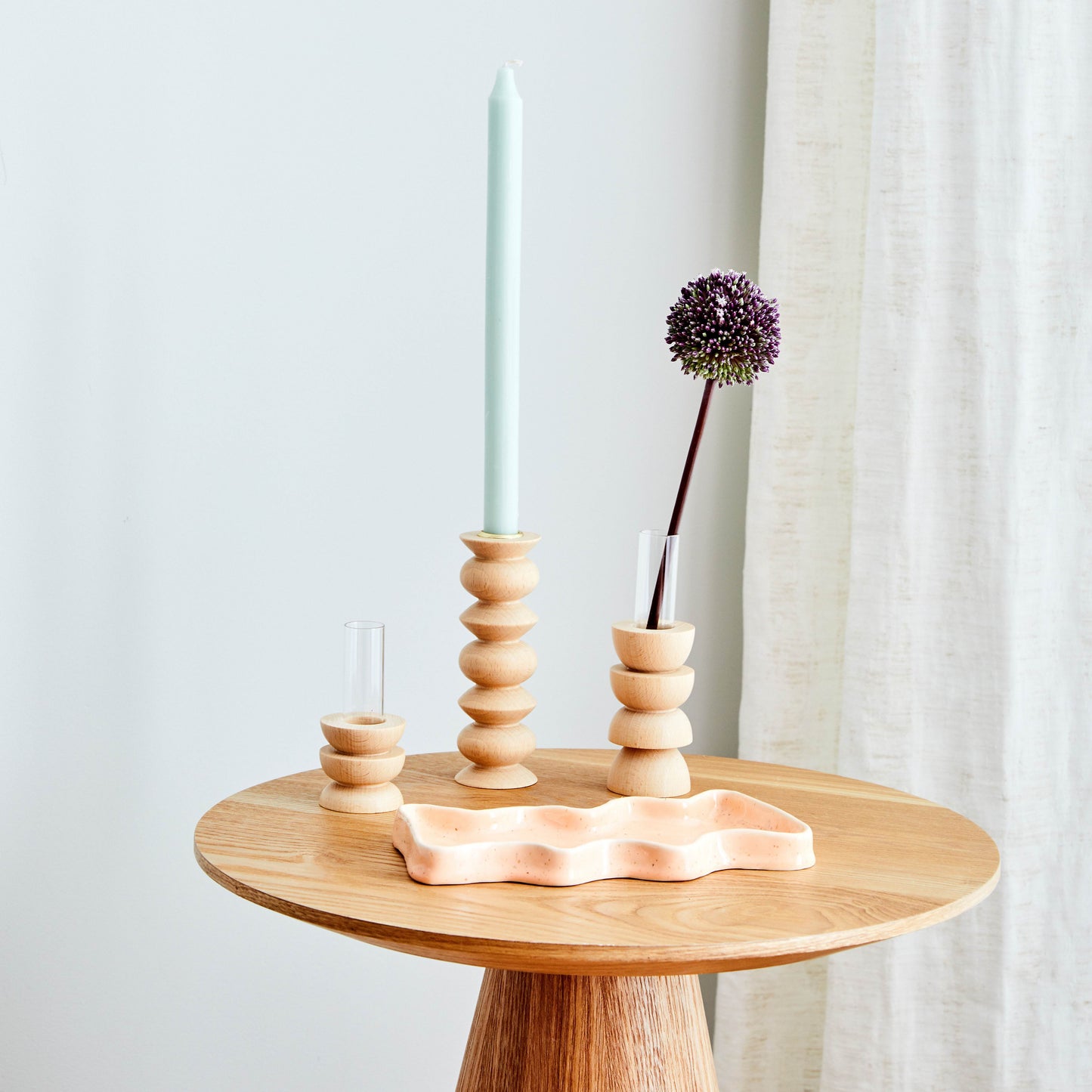 Vaasje hout totem kort nr° 4