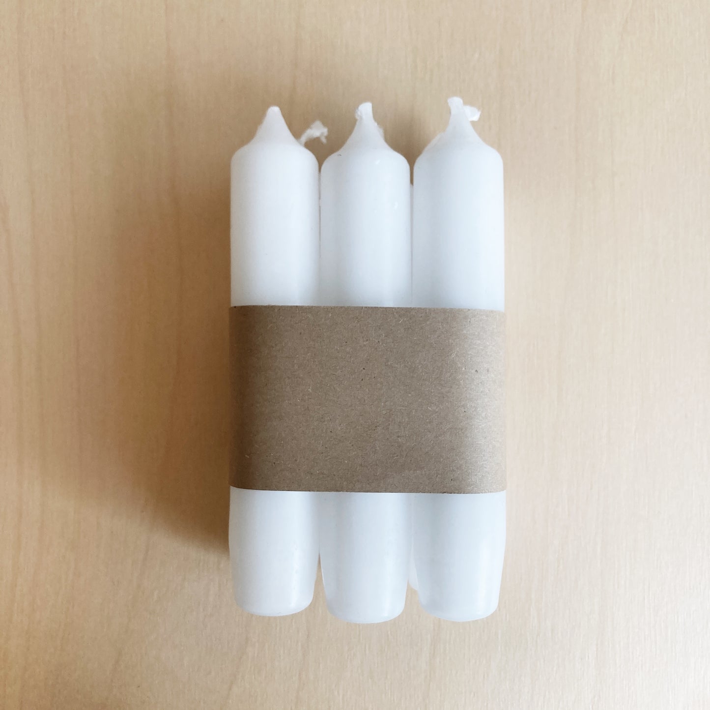 Dinnerkaars mini - 6 stuks - wit