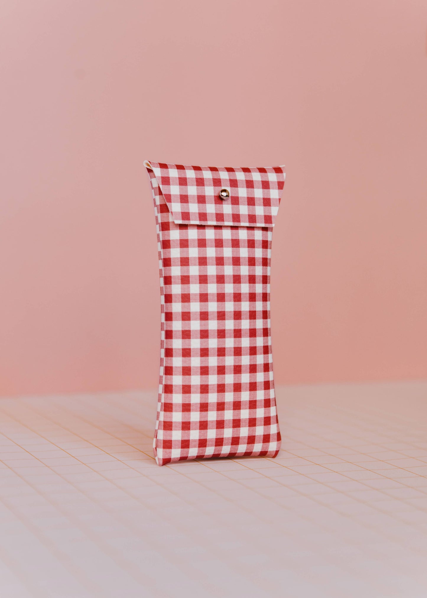 Vichy rood brillenkoker