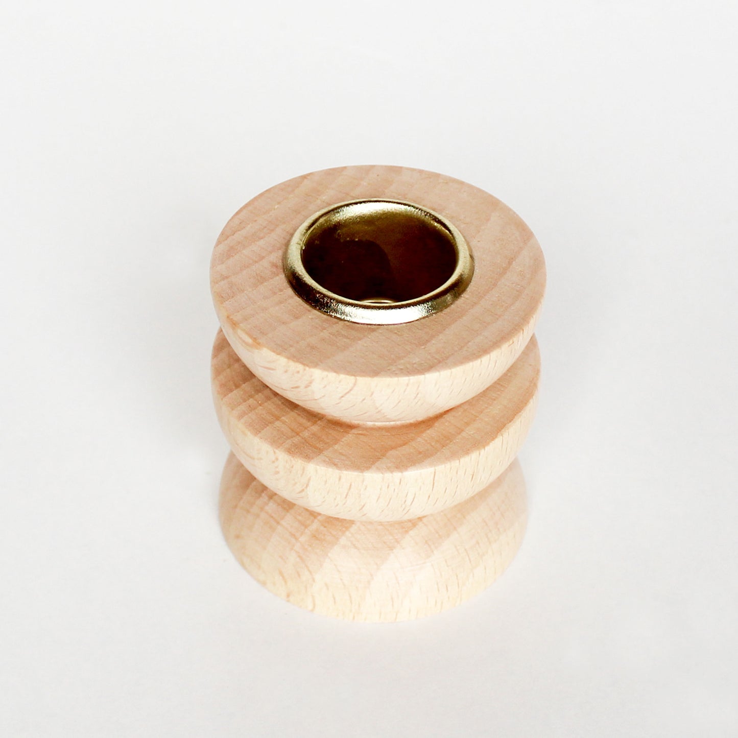 Kandelaar hout totem laag nr° 4