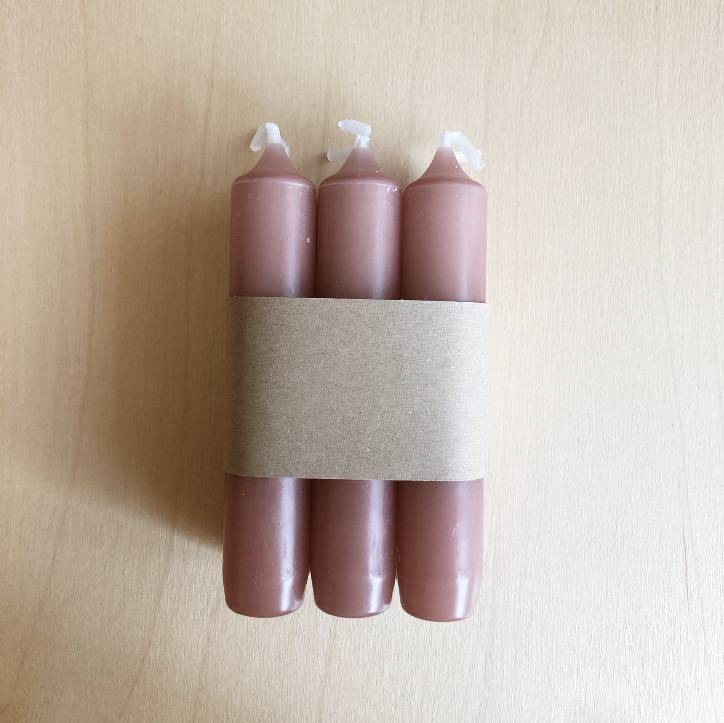 Dinnerkaars mini - 6 stuks - brique