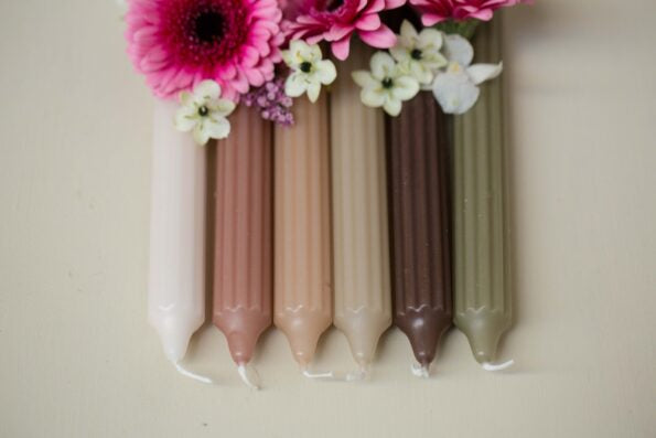 Dinerkaars grooved - blush