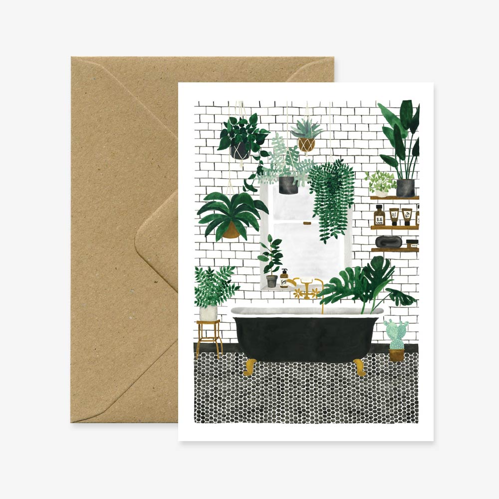 Postkaart 'Bathroom'