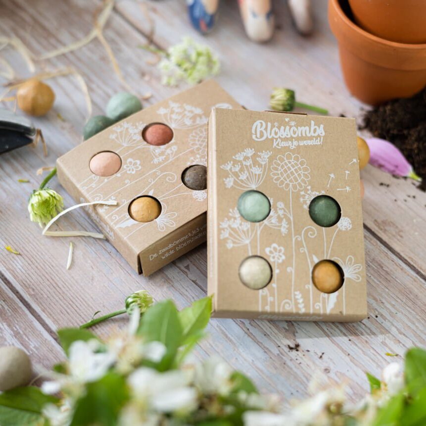 GIFTBOX bloemenbommetjes - mini