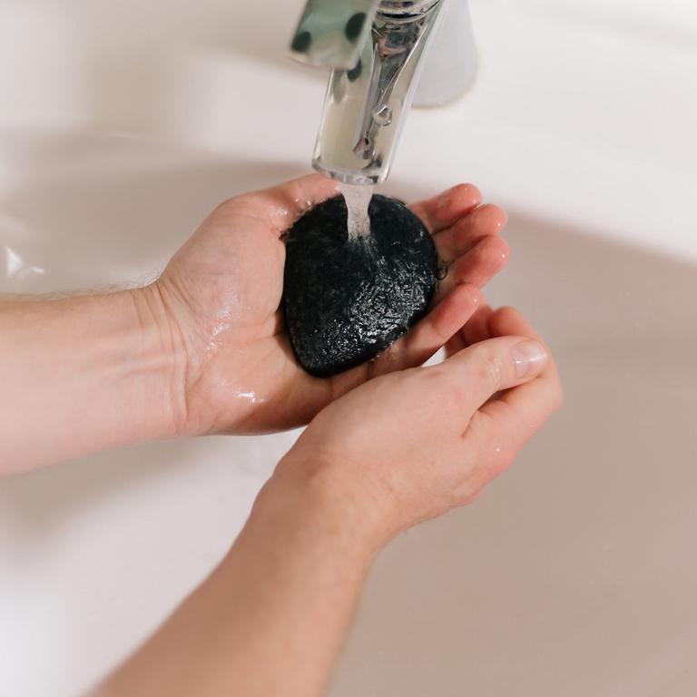 Konjac-spons charcoal