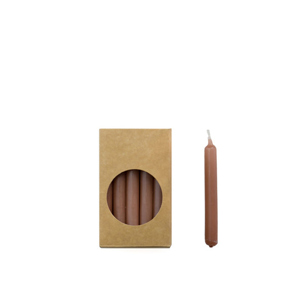 Potloodkaarsjes - brique (20 stuks)