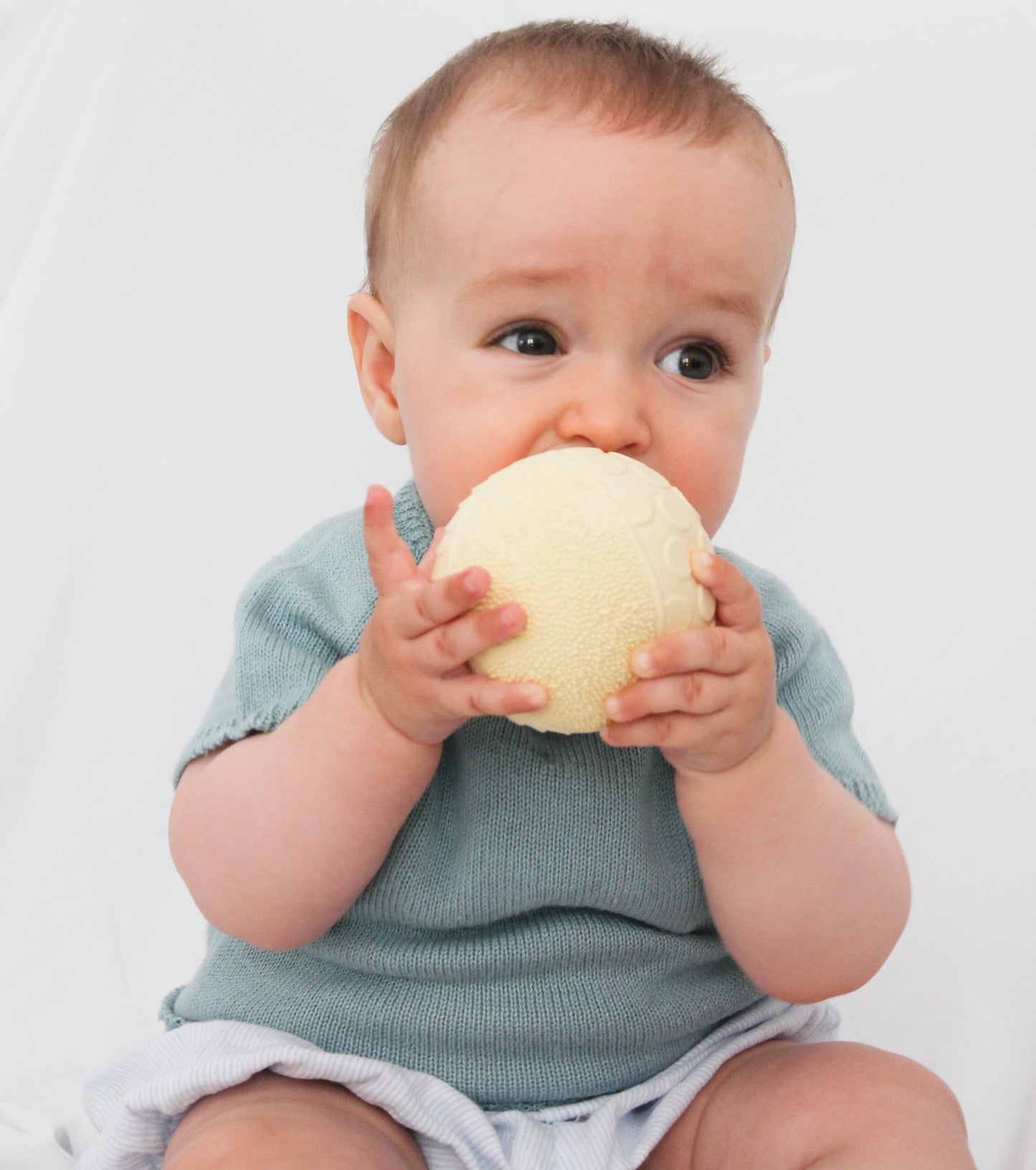 Sensory rubberen bal geel