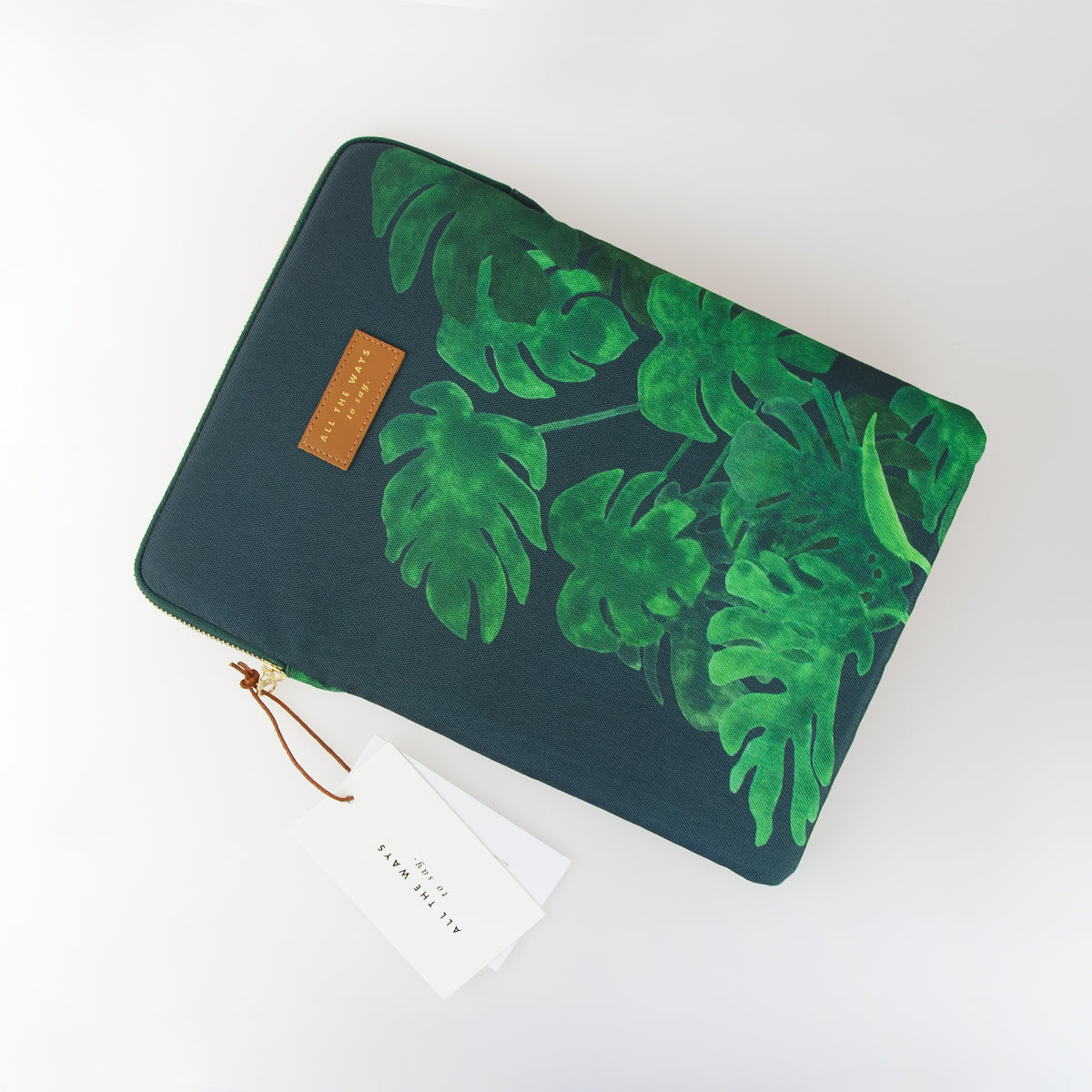 Laptophoes 13'' - monstera