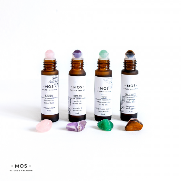 Aromatherapie met edelstenenroller