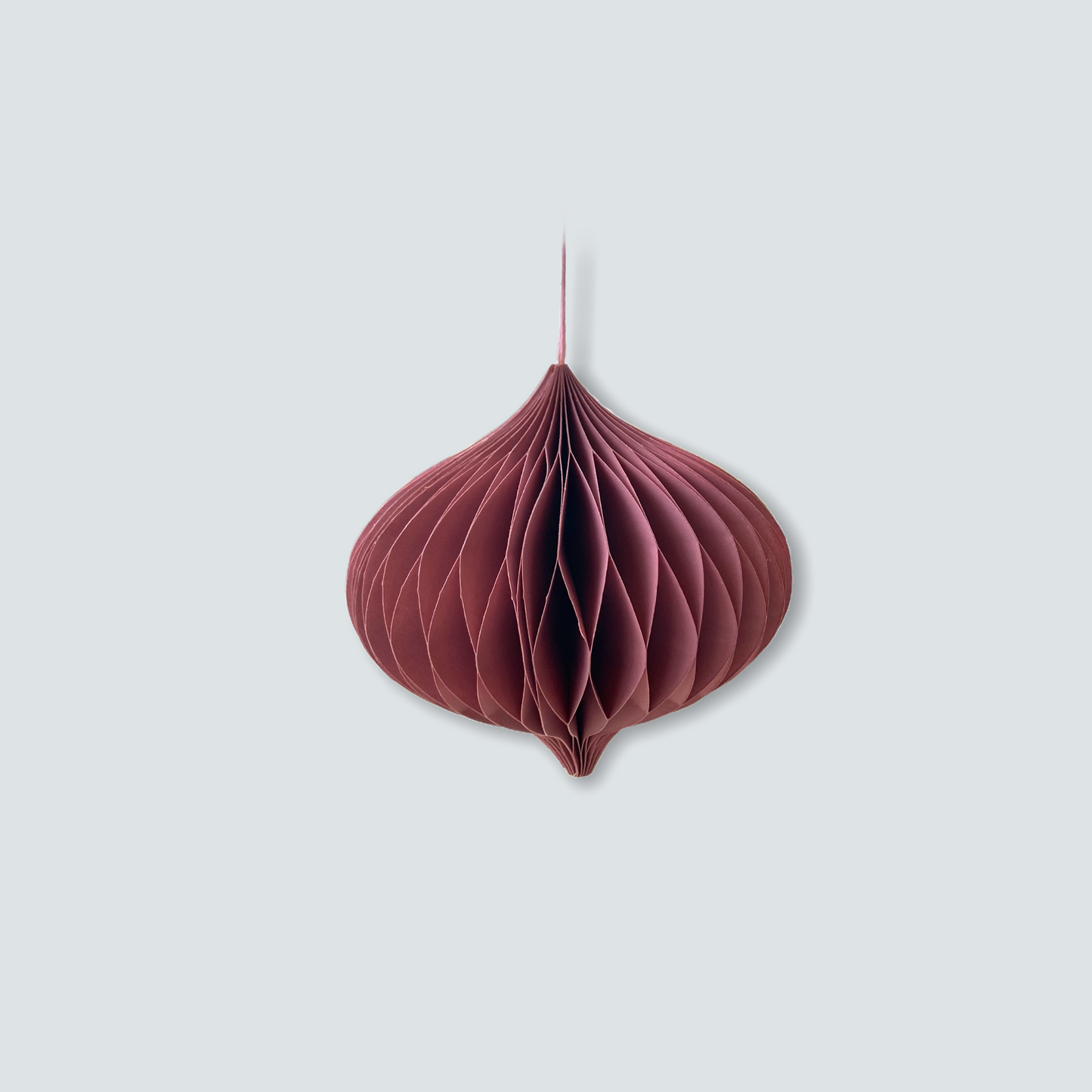 Kerstornament ouddonkerroze - handmade & fairtrade