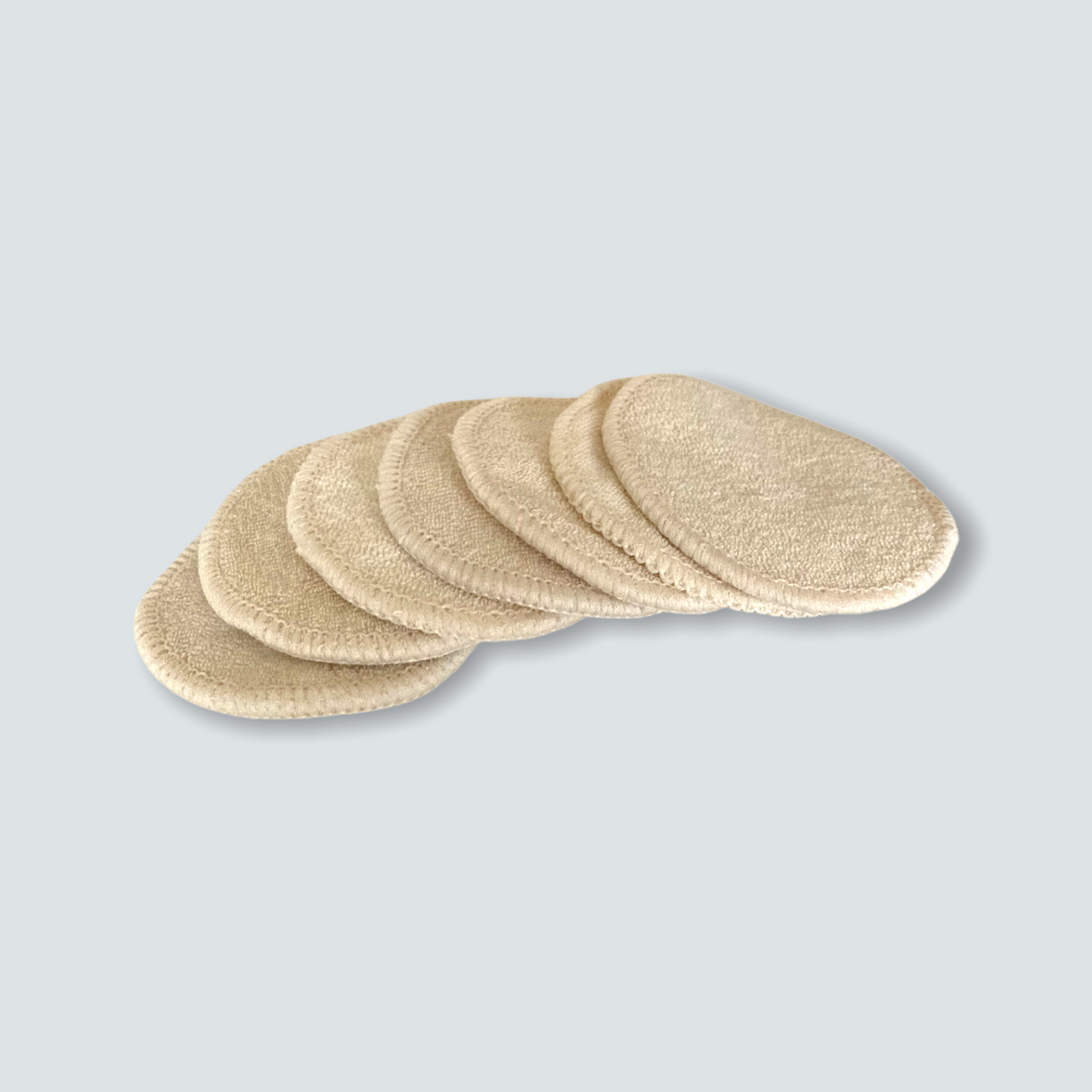 Herbruikbare wattenschijfjes van bio-katoen (7 stuks)