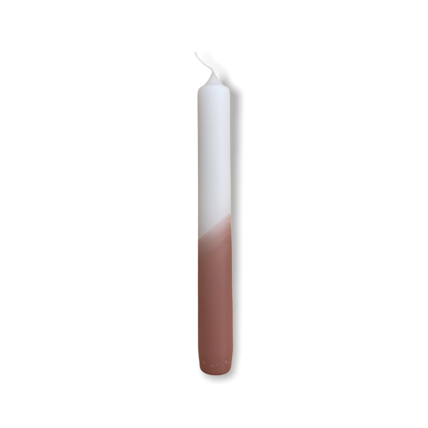 Dinerkaarsen dipped - brique