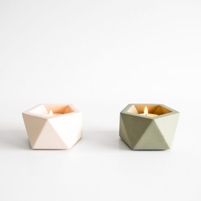Potje 'Vand' (small) - Olive Green