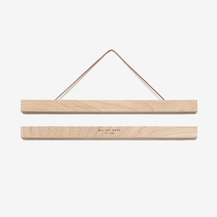 Houten magnetische hanger (medium)