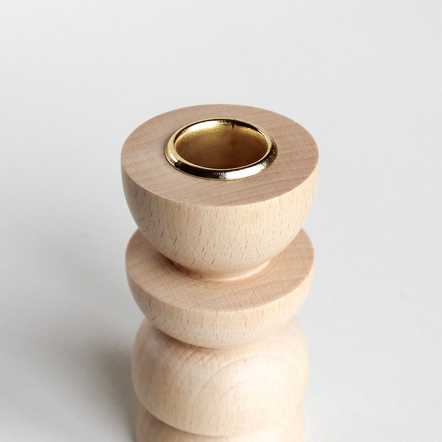 Kandelaar hout totem medium nr° 4