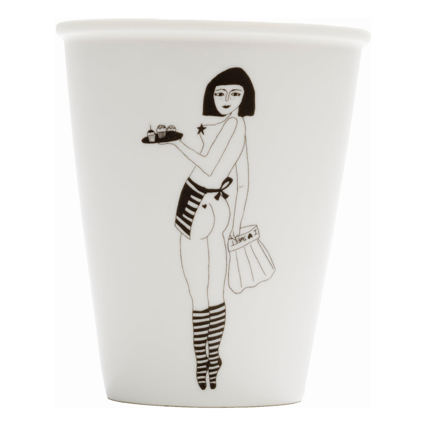 Beker 'Pine-up cake girl' - Helen B.