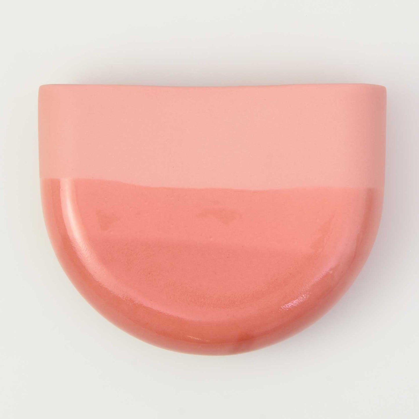 Muurvaasje dip - rond -rood 059