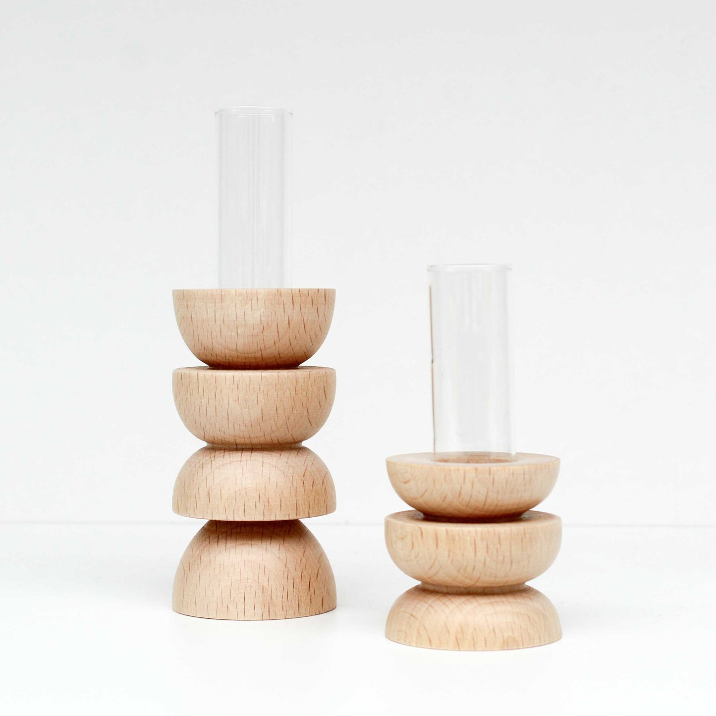 Vaasje hout totem kort nr° 4