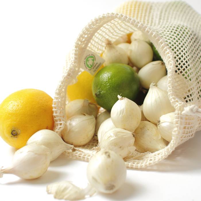 Netzakje voor groenten- of fruit - small - 20cm x 25cm