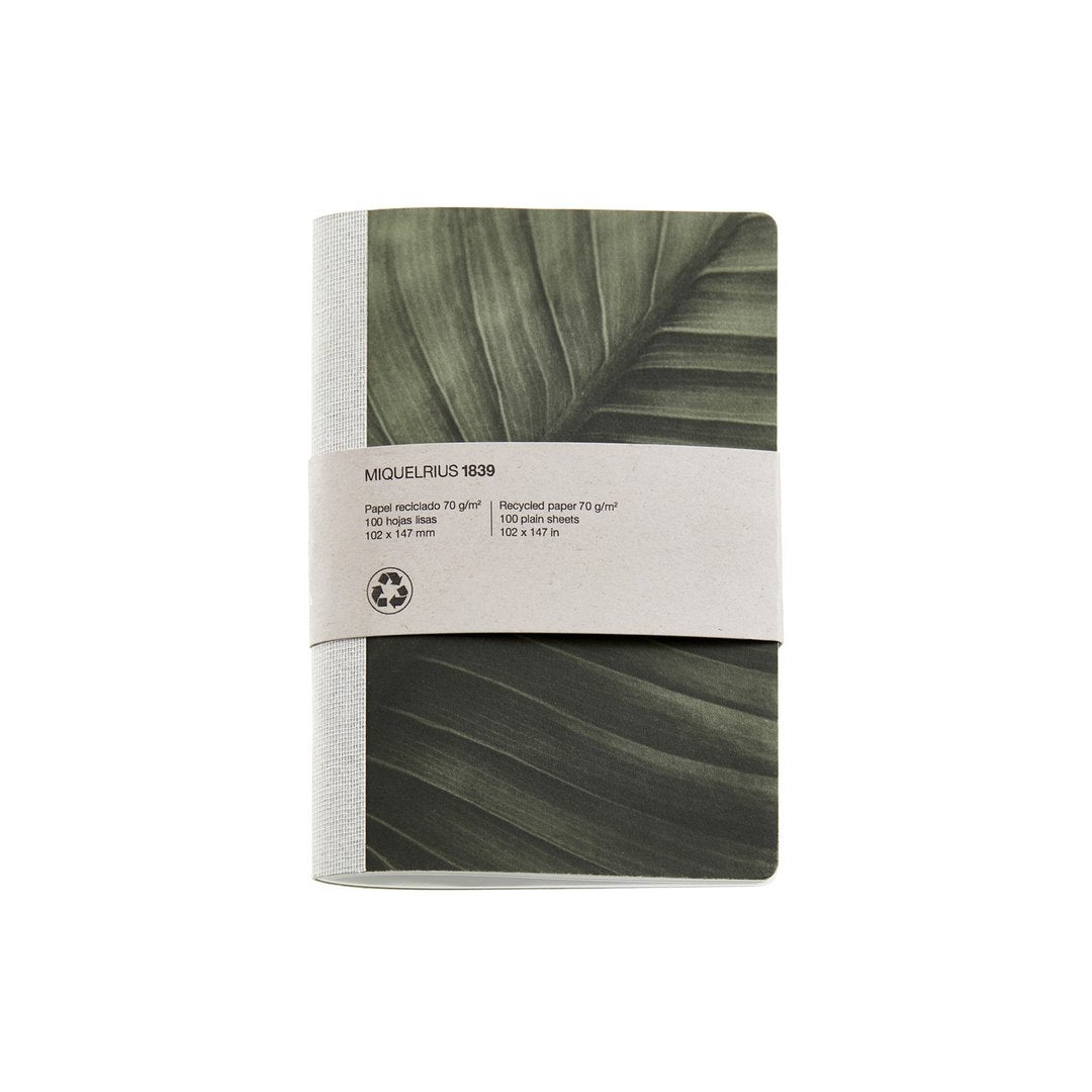 Recycled notebook 'Leaves' - A6 & A5