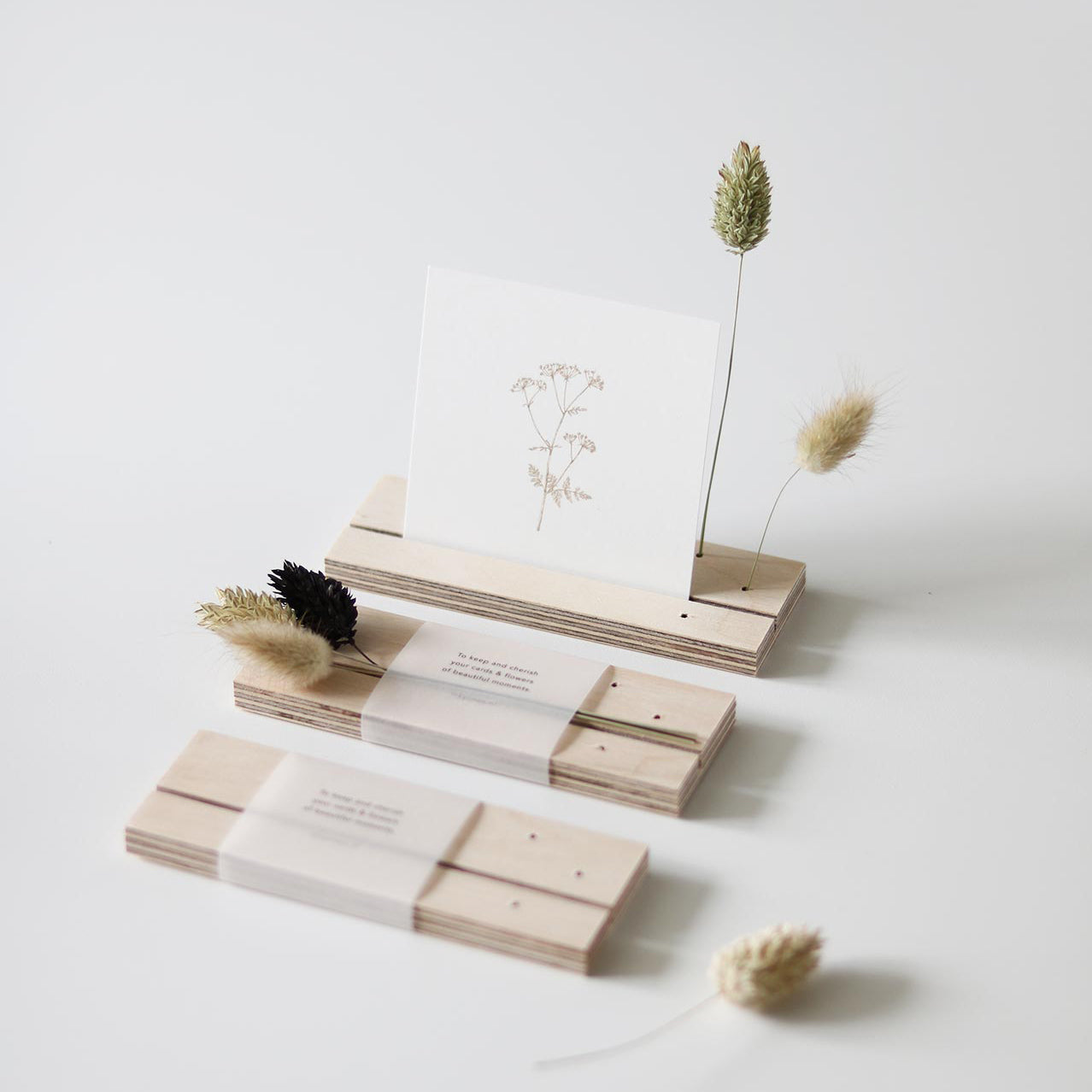 Kaarthouder - medium + bloemen