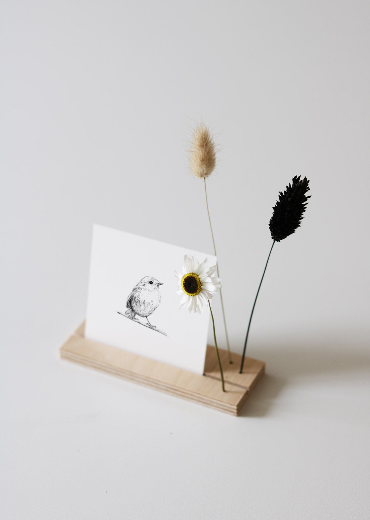 Kaarthouder - medium + bloemen