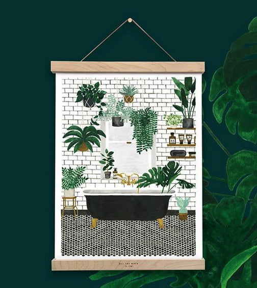 Houten magnetische hanger (medium)