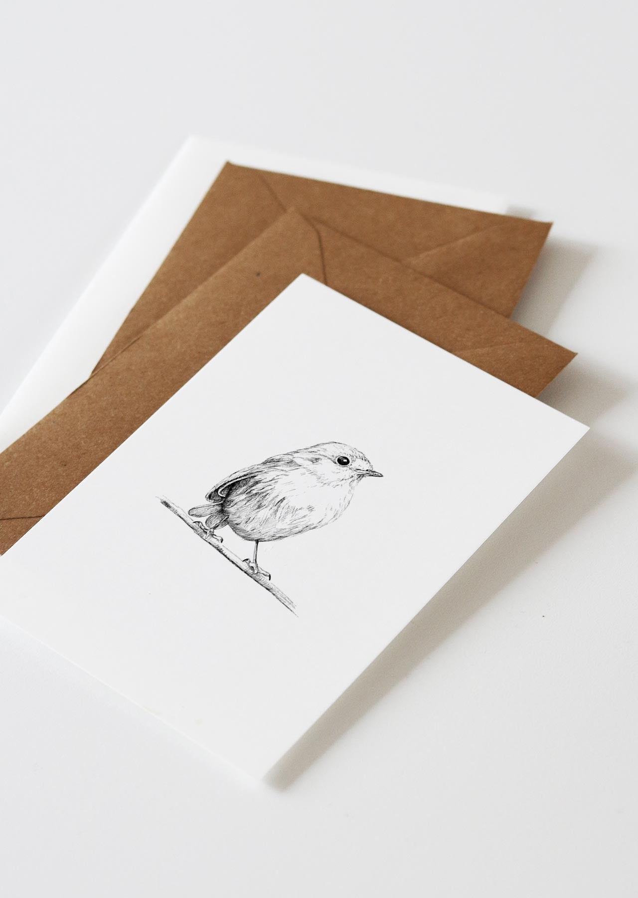 Postkaart 'Roodborstje'