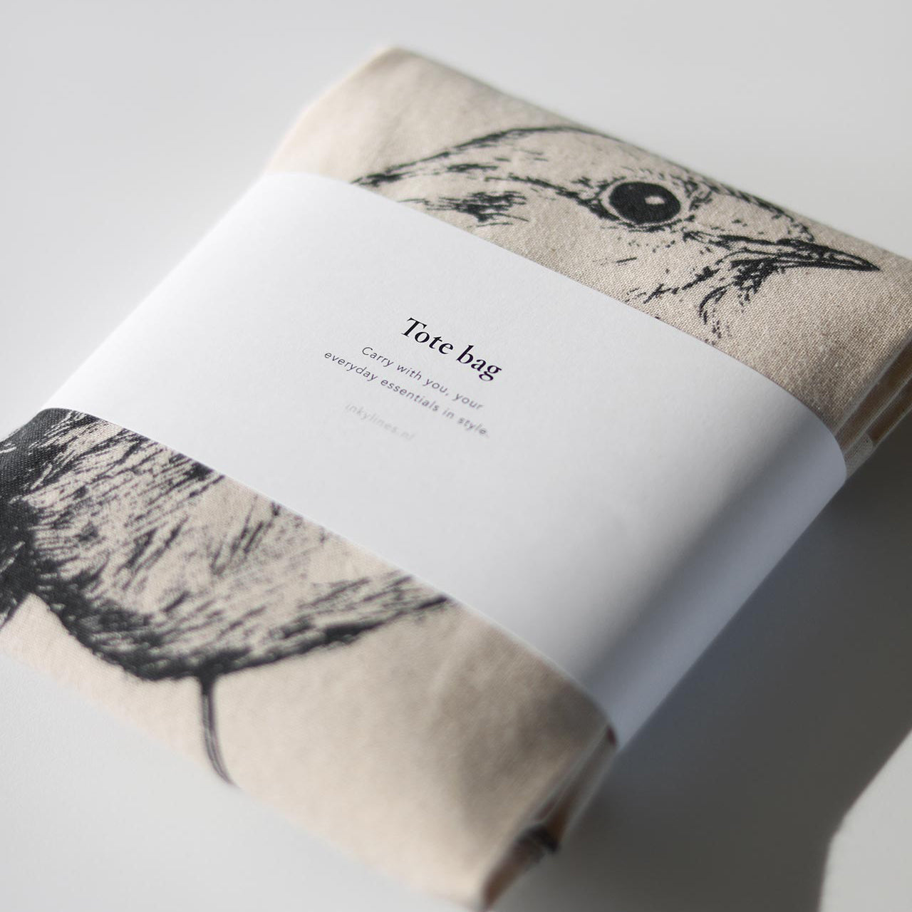 Canvas tas - roodborstje