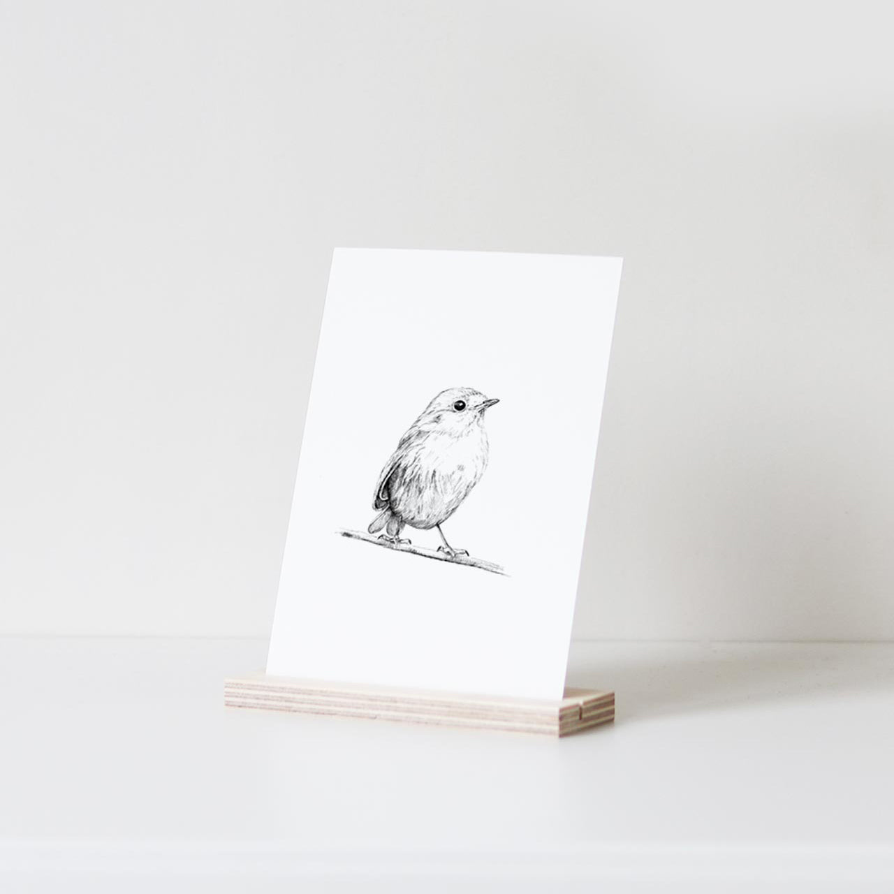 Postkaart 'Roodborstje'