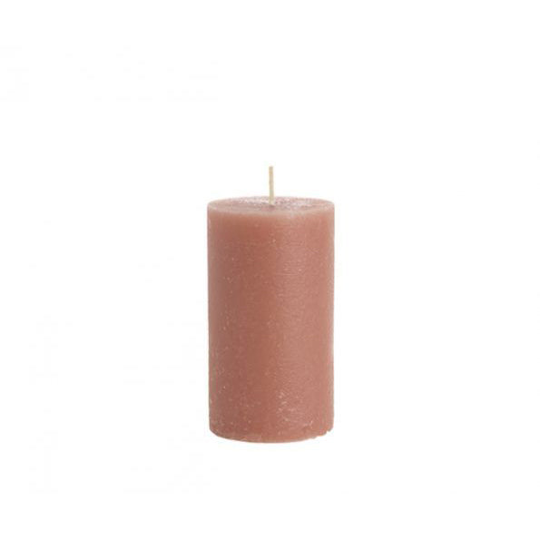 Stompe kaars - 7 cm x 13,5 cm - brique