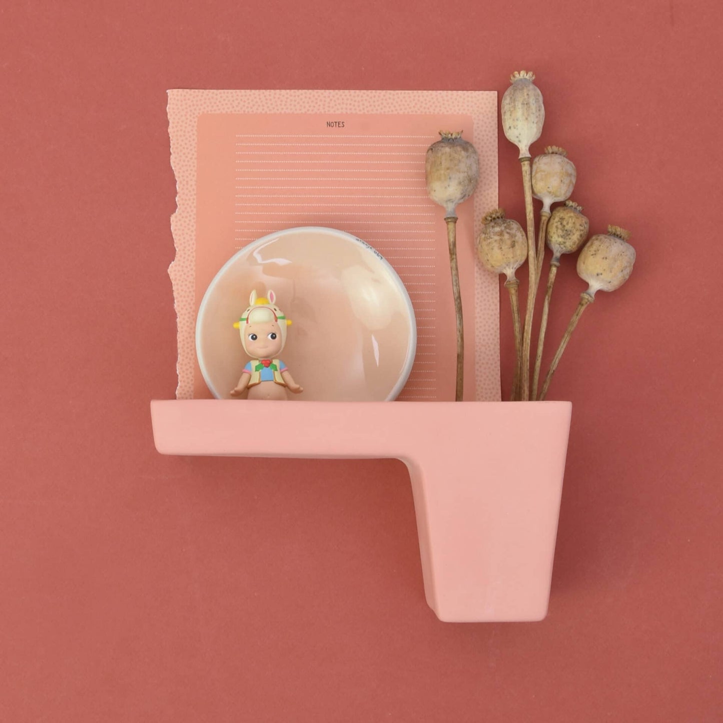 Wall storage - Planter - L - Coral