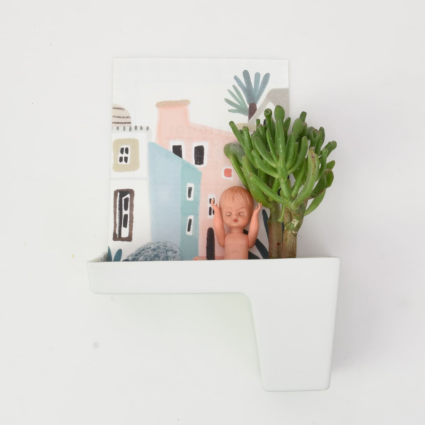 Wall storage - Planter - L - wit