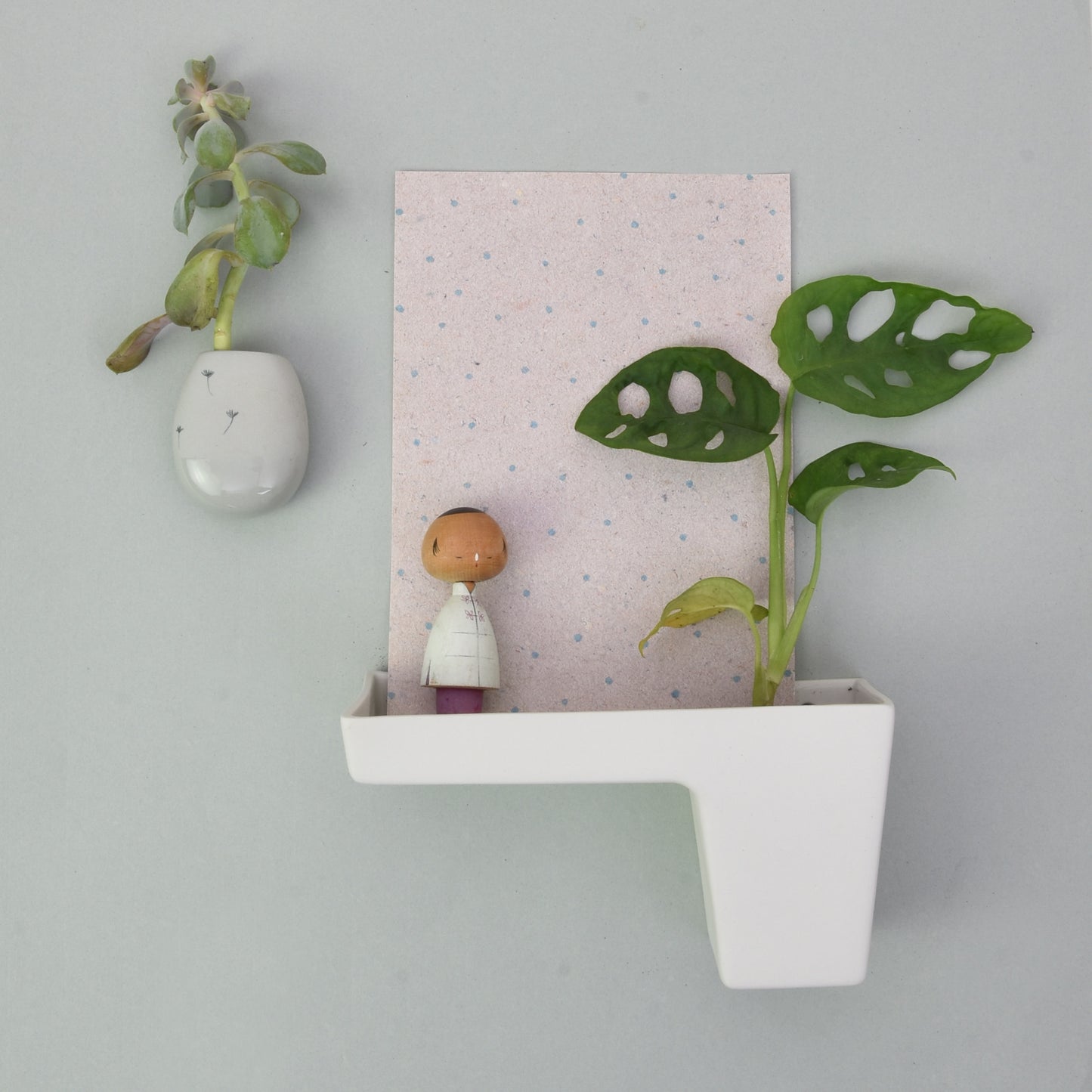 Wall storage - Planter - L - wit