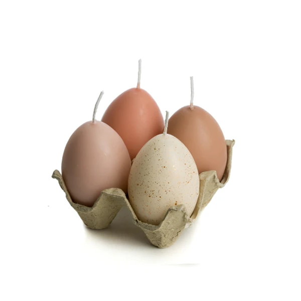 Paaseieren in tray (4 stuks) - Goud of brons