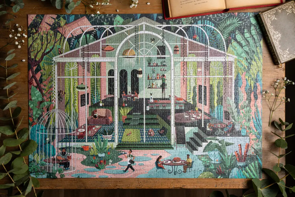 Puzzel 'Het Café in de Jungle' - 1000 stuks