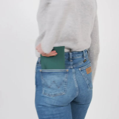 Notabag original - groen gespikkeld
