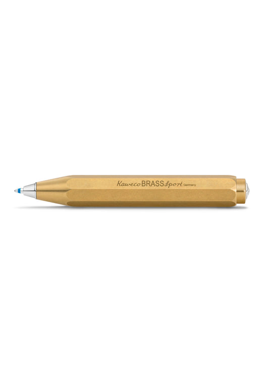 Balpen messing- serie 'brass sport'