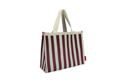shopper | knitted stripes | mist + fig