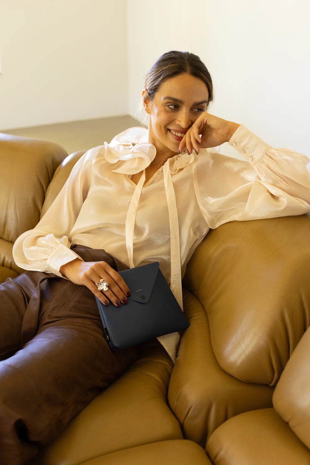 Envelope bag - Blue Opal